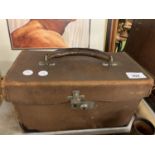 TWO TAYLOR CROWN BOWLING BALLS IN LEATHER CARRYING CASE