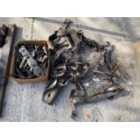 A QUANTITY OF VINTAGE HEAVY HORSE TACK