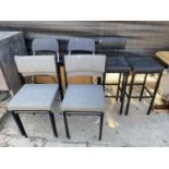 AN ASSORTMENT OF CHAIRS AND BAR STOOLS