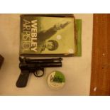 A BOXED WEBLEY JUNIOR MK II .177 CALIBRE AIR PISTOL