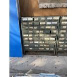 A METAL 54 DRAWER WORKSHOP TOOL STORAGE CABINET