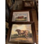 FOUR ASSORTED FRAMED PICTURES