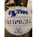 A KEVIN CAMPBELL EVERTON OFFICIAL MERCHANDISE FOOTBALL