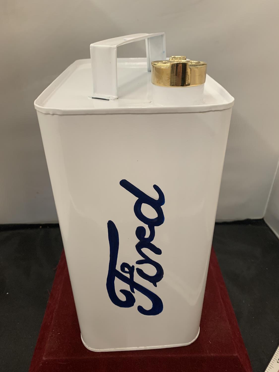 A 'FORD MUSTANG' FUEL CAN WITH BRASS LID - Image 2 of 3