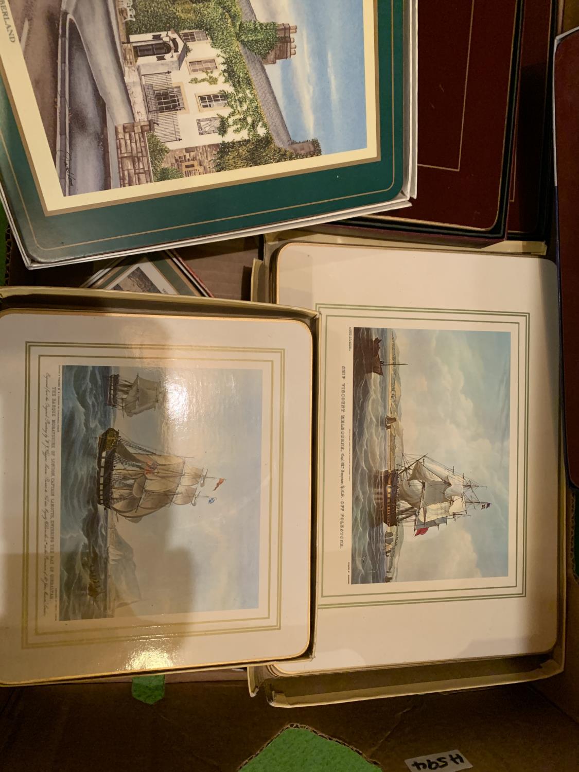 A QUANTITY OF PLACE MATS AND COASTERS - Image 2 of 2