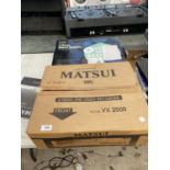 A MATSUI VHS PLAYER AND A FURTHER 4 ZONE ALARM SYSTEM