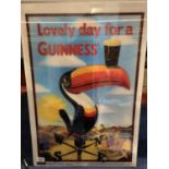A 3D 'LOVELY DAY FOR A GUINESS' POSTER
