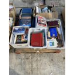 A LARGE QUANTITY OF BOOKS TO INCLUDE A LARGE AMOUNT OF NOVELS ETC