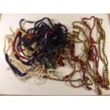 A COLLECTION OF MILITARY LANYARDS, VARIOUS REGIMENTS AND COLOURS