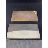 A COPPER BOXED BLADE SHARPENING STONE