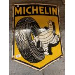 A 'MICHELIN' TYRES ENAMEL SIGN