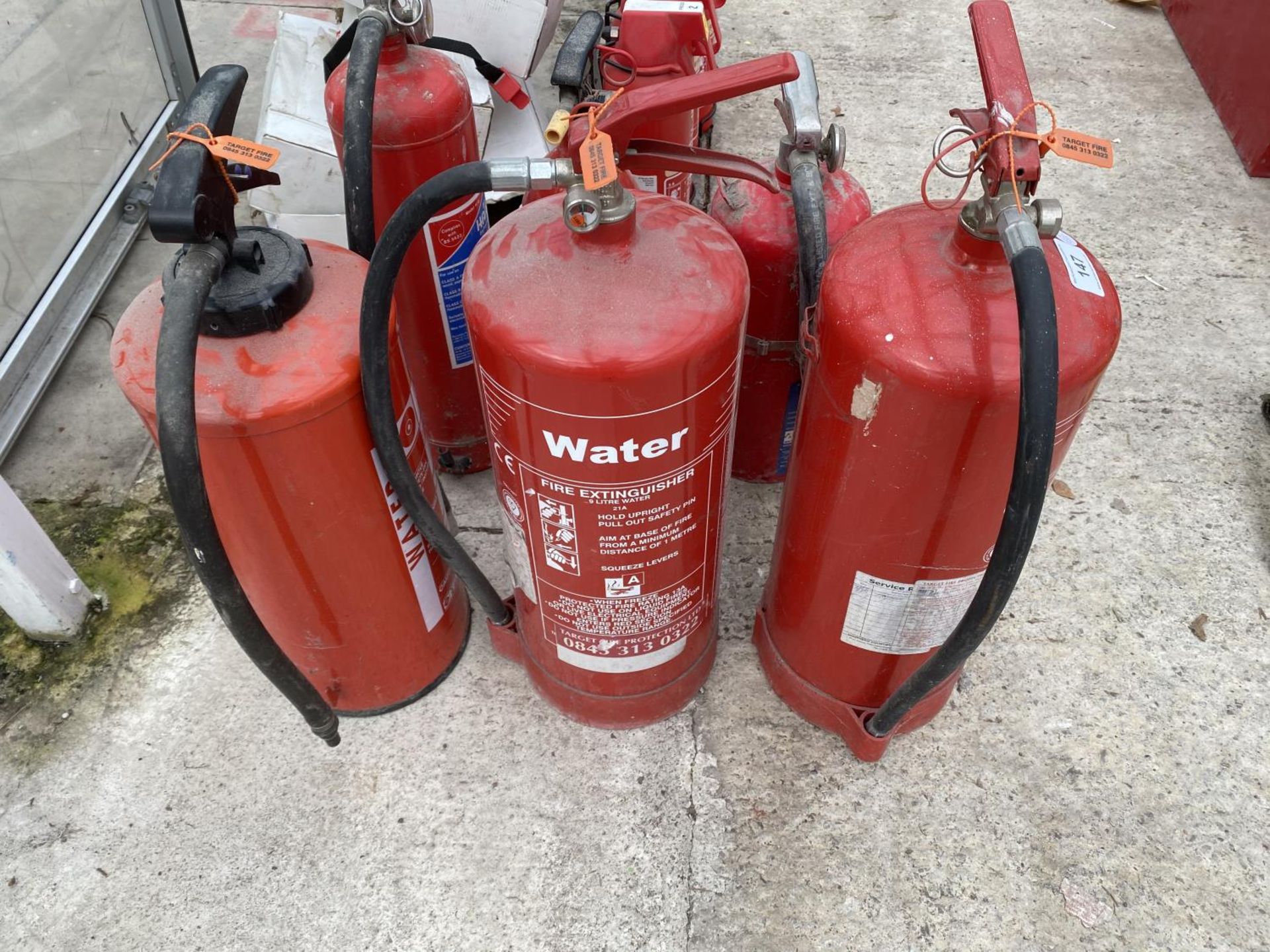 SIX FIRE EXTINGUISHERS - NO VAT - Image 2 of 2