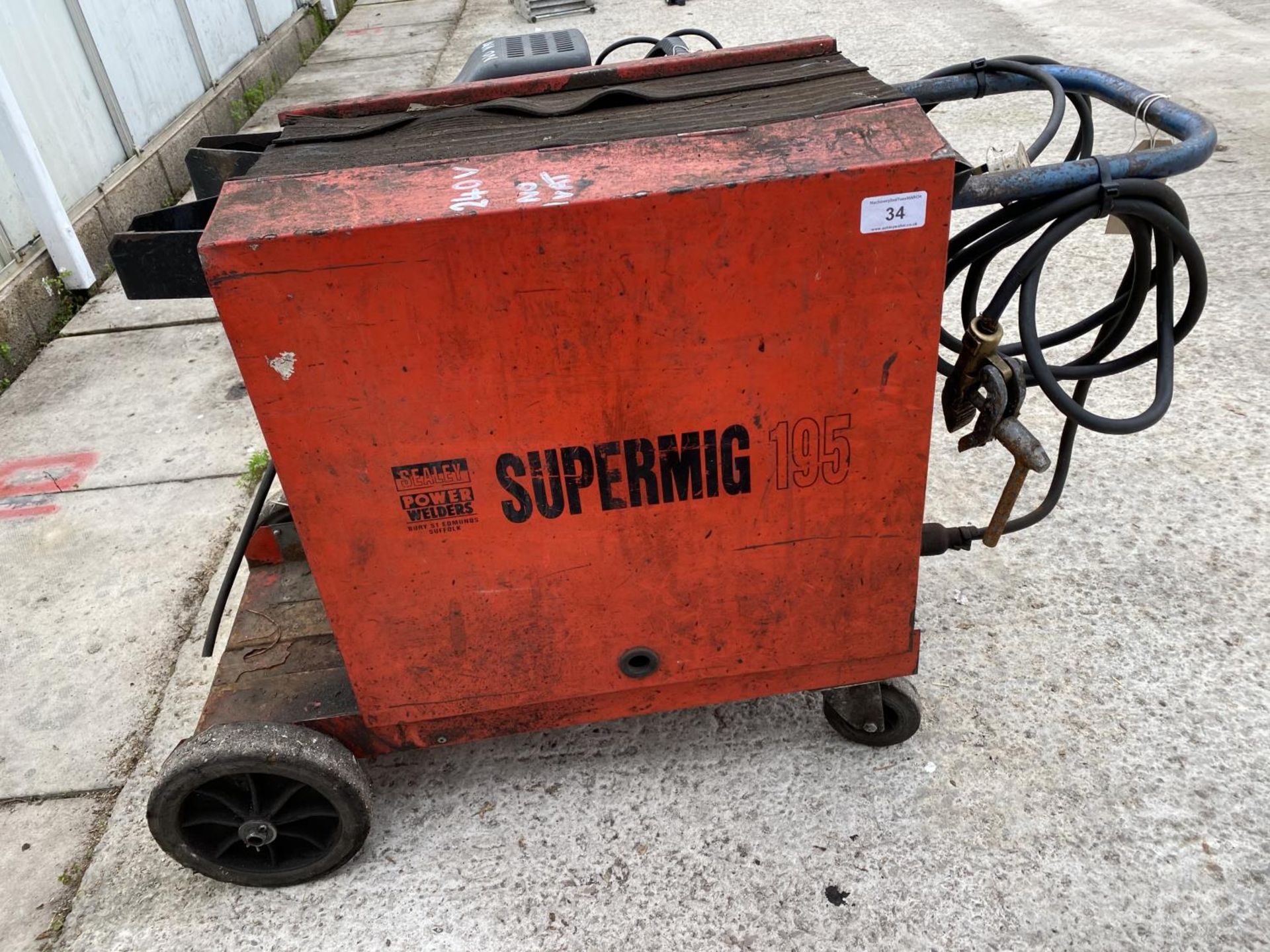 A SEALEY SUPERMIG POWER WELDER - 240 VOLT - NO VAT