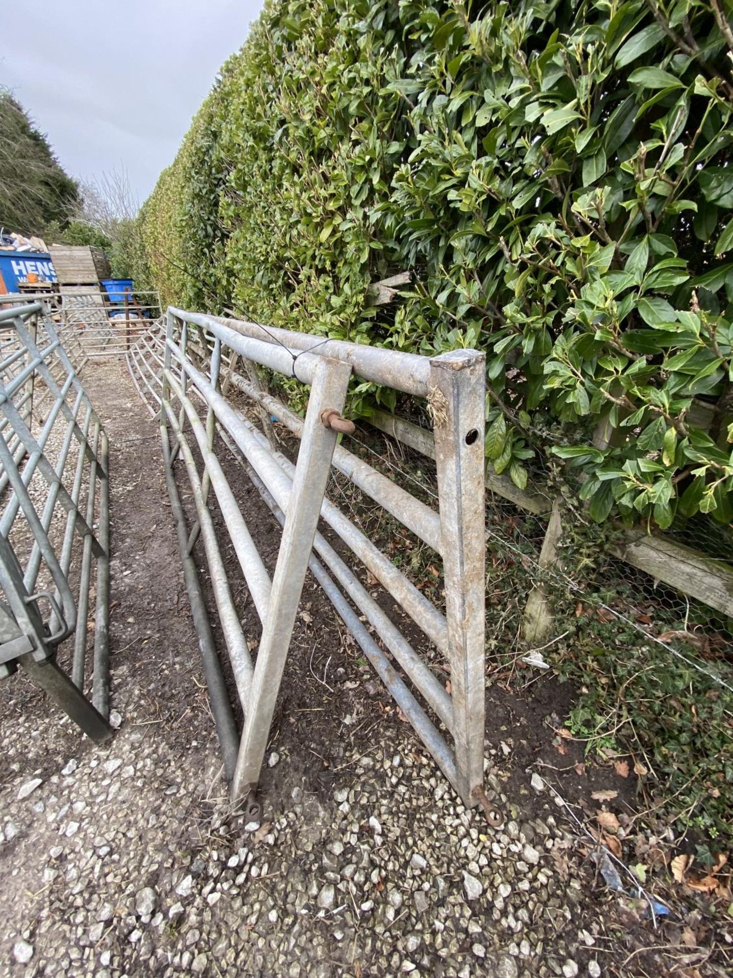 TWO GALVANISED GATES, ONE 12' AND ONE 13' - + VAT - Image 2 of 3