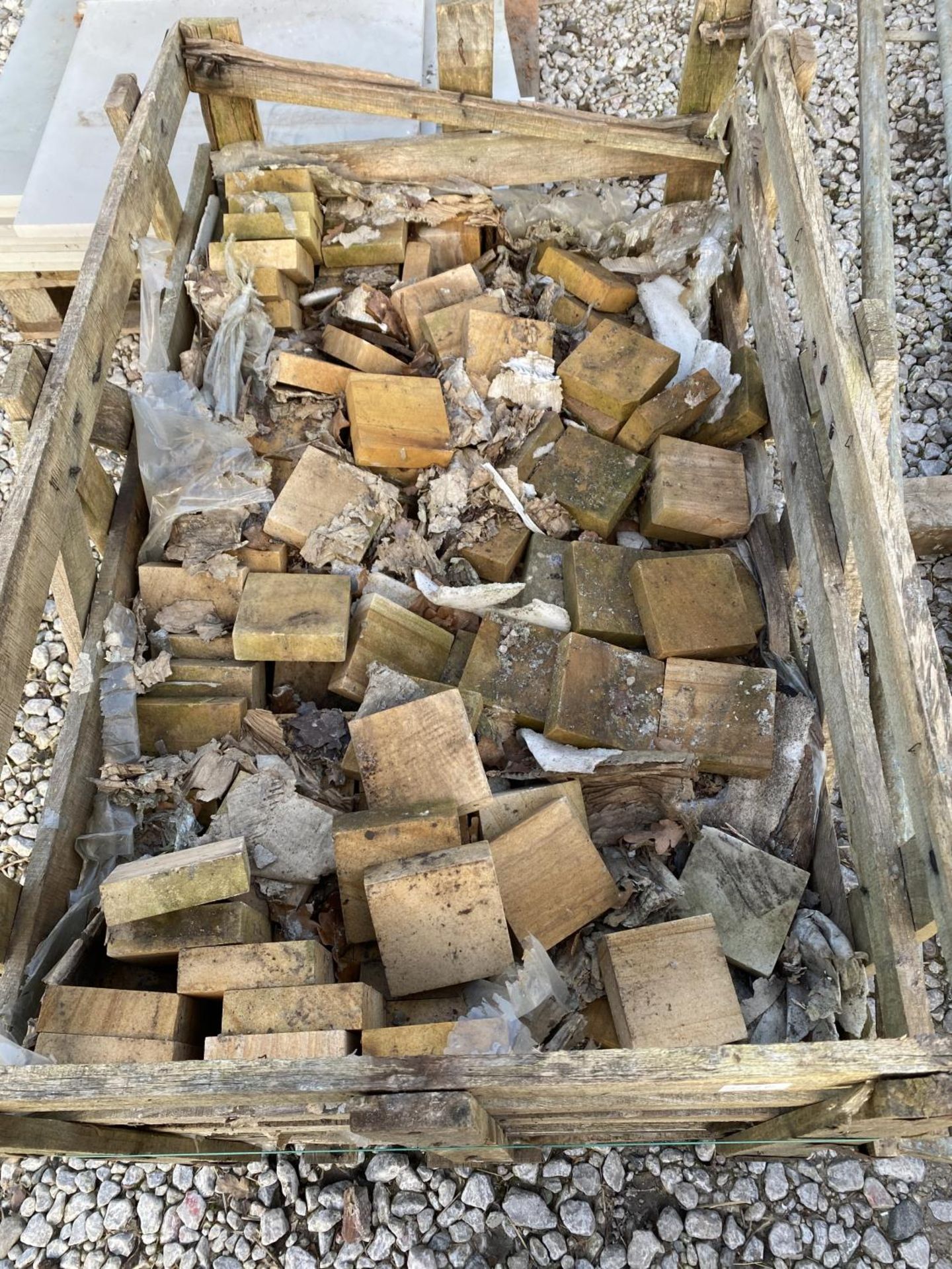 A PALLET OF BLOCK PAVING + VAT