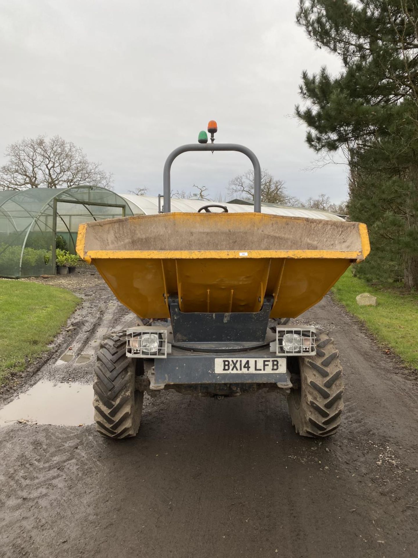 A TEREX TA 3SH 3 TONNE SWIVEL DUMPER BX14 LFB 1101 HOURS +VAT WITH V5 ALSO SECURITY CODE PAD - Image 3 of 12