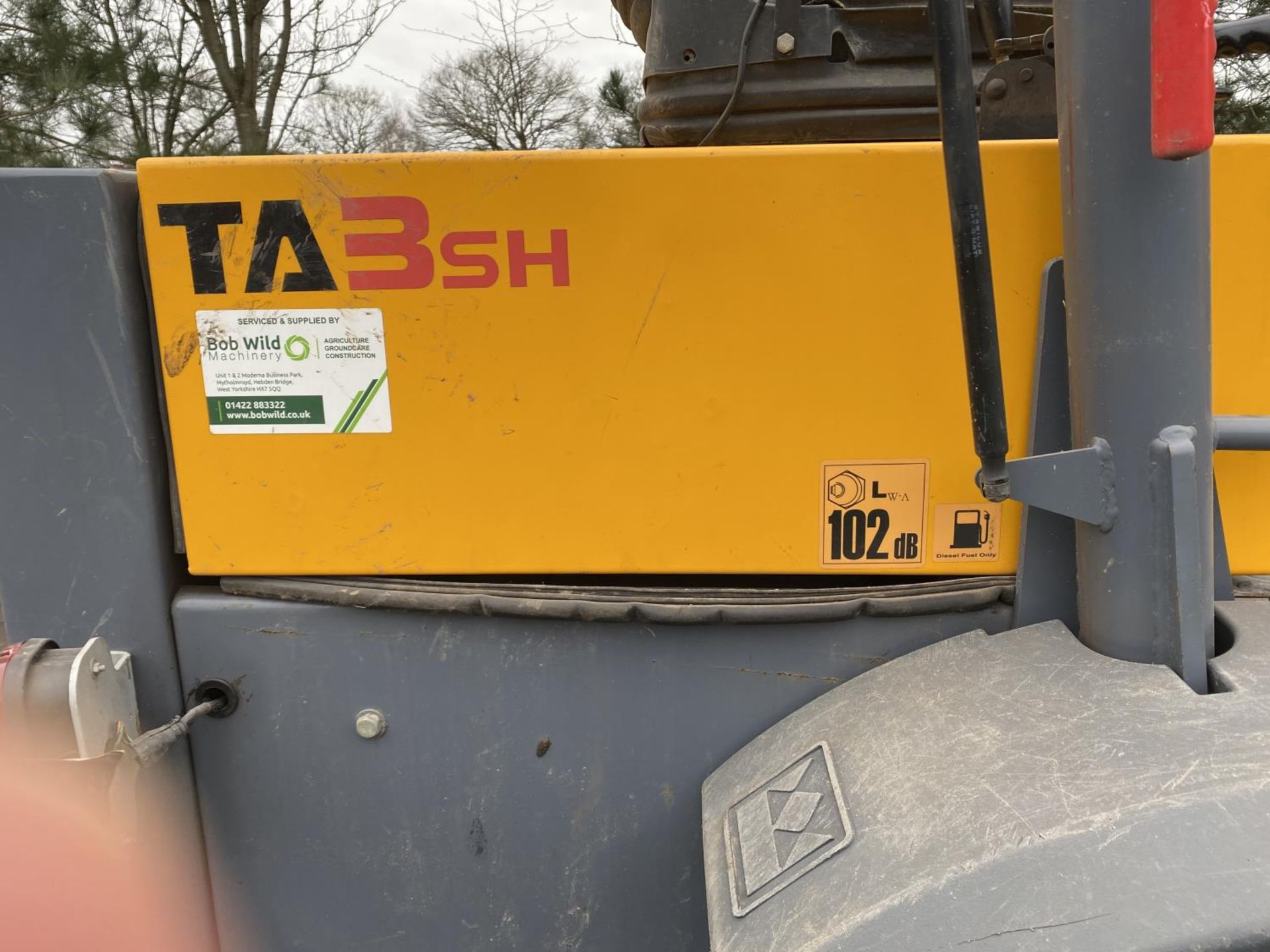 A TEREX TA 3SH 3 TONNE SWIVEL DUMPER BX14 LFB 1101 HOURS +VAT WITH V5 ALSO SECURITY CODE PAD - Image 12 of 12