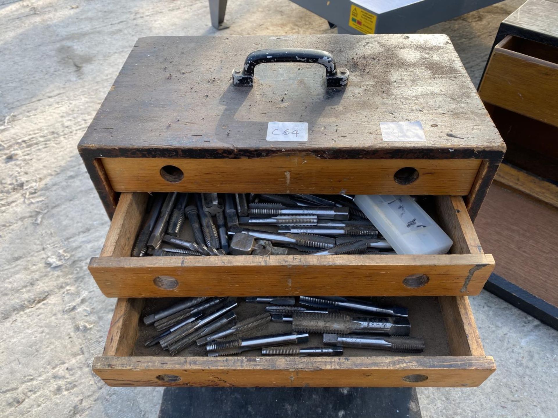 TWO WOODEN TOOL CHESTS - NO VAT - Image 2 of 2