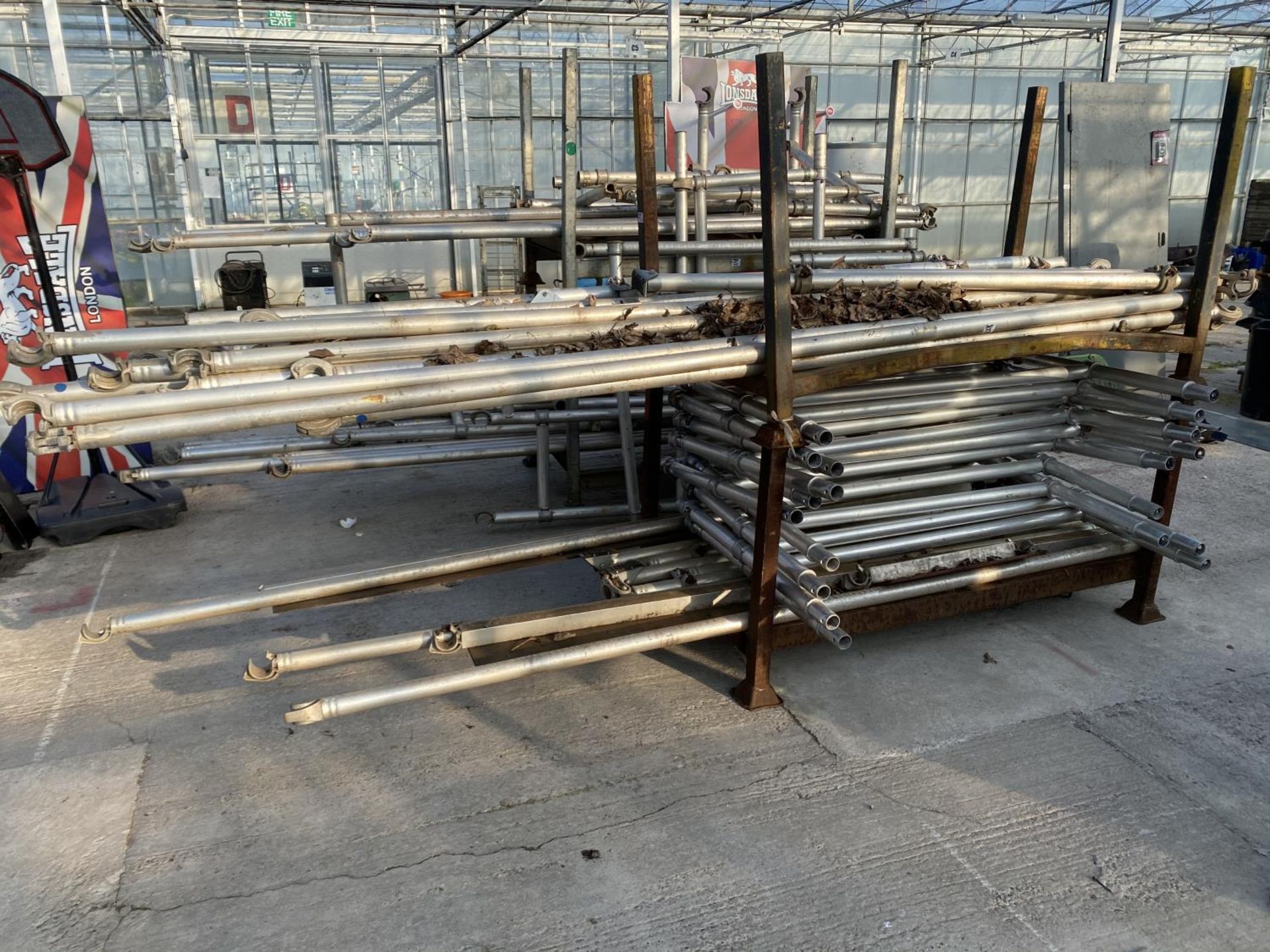 TWO STILLAGES OF SCAFFOLD TOWER/TOWERS - NO VAT - Image 2 of 4