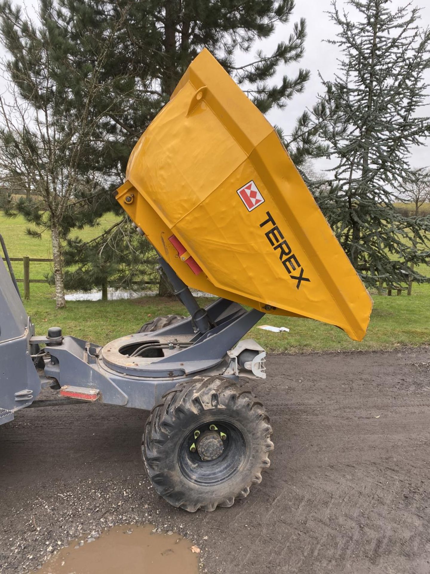 A TEREX TA 3SH 3 TONNE SWIVEL DUMPER BX14 LFB 1101 HOURS +VAT WITH V5 ALSO SECURITY CODE PAD - Image 7 of 12