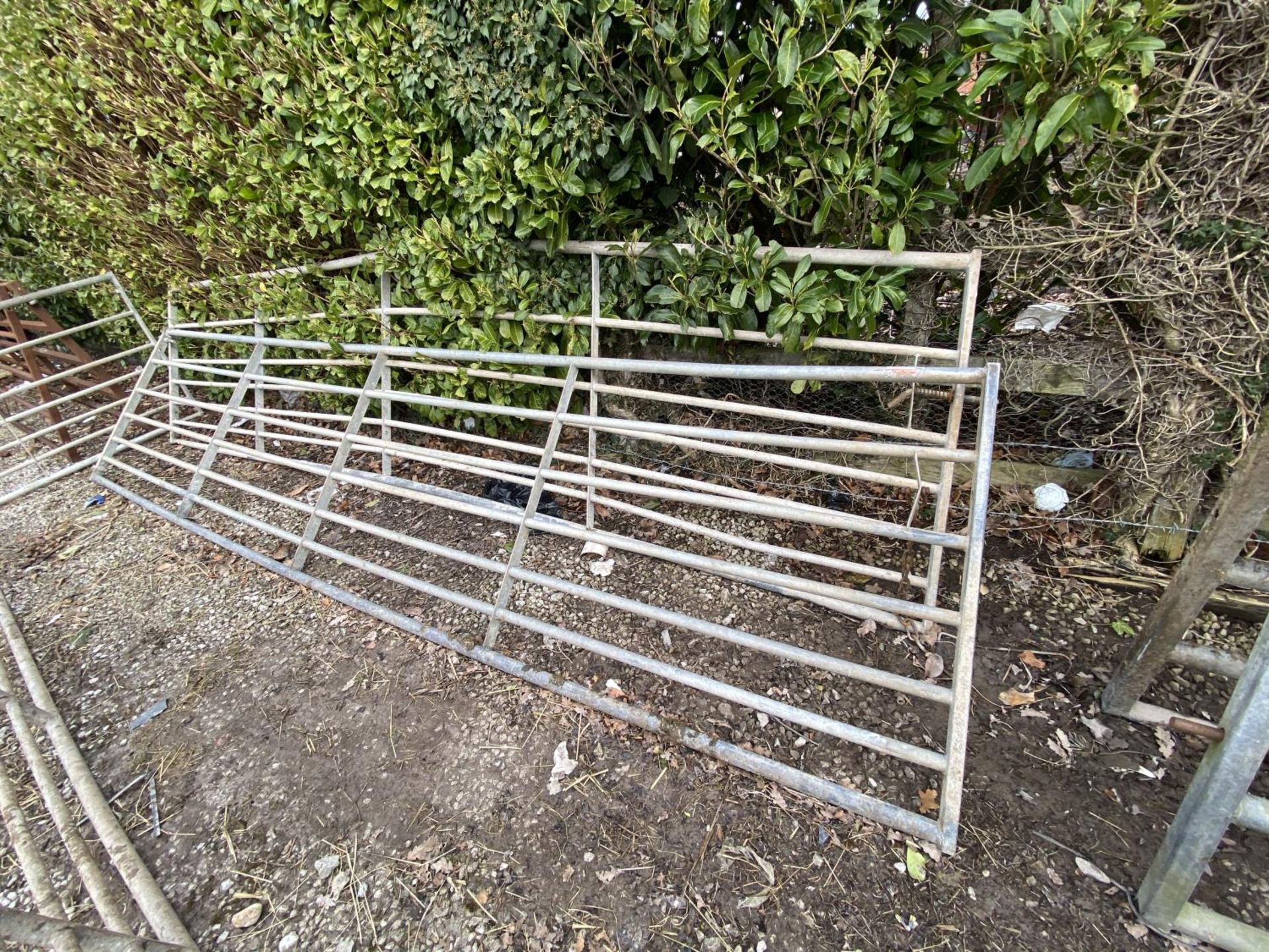 TWO GALVANISED GATES 16' LONG -+ VAT - Image 2 of 3