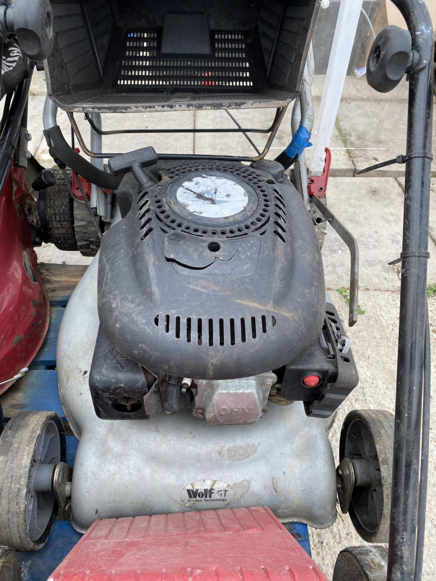 FOUR LAWN MOWERS - A MOUNTFIELD WITH 4.5 HONDA ENGINE, A MOUNTFIELD HP470 WITH B & S ENGINE A WOLF - Image 4 of 6