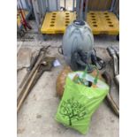 AN ASSORTMENT OF ITEMS TO INCLUDE A BESTWAY WATER PUMP, A CUSHION ETC