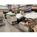 A HUGE QUANTITY OF SOFAS, BEDS AND MATRESSES ETC THIS ITEMS TO BE COLLECTED FROM THE WAREHOUSE AT