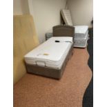 AN ASSORTMENT OF BEDS AND MATRESSES TO INCLUDE AN ELECTRIC RECLINING BED ETC THIS ITEMS TO BE