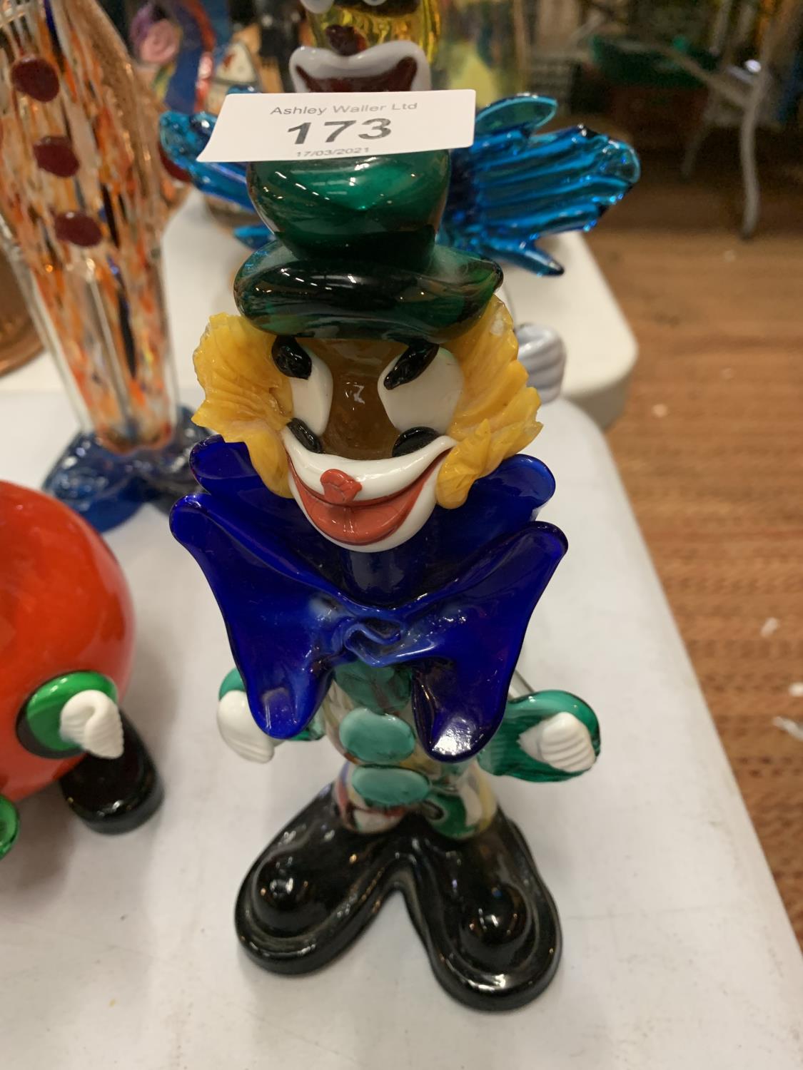 FOUR MURANO GLASS CLOWNS - Image 3 of 10