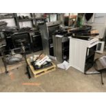 A LARGE QUANTITY OF COOKERS AND KITCHEN APPLIANCES FOR SPARES AND REPAIRS THIS ITEMS TO BE COLLECTED