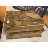 A PAIR OF LARGE ANTIQUE BOOKS 'ACTS AND MONUMENTS OF MATTERS MOST SPECIAL AND MEMORABLE HAPPENING IN