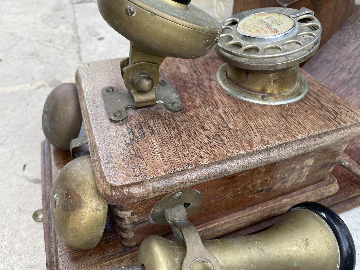 A VINTAGE 'POTTERS BAR' TELEPHONE - Image 2 of 3