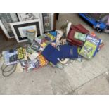 A LARGE QUANTITY OF SPORTING BOOKS AND ANNUALS TO MAINLY INCLUDE CRICKET AND FOOTBALL ETC