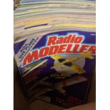 A BOX OF RADIO MODELLER MAGAZINES