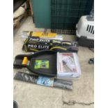 AN ASSORTMENT OF ITEMS TO INCLUDE A WHEEL LOCK, INSULATION WRAP ETC