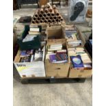 A LARGE COLLECTION OF BOOKS TO INCLUDE BRITISH HISTORY VIRTUES TREASURE ETC