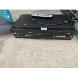A TOSHIBA VHS AND DVD PLAYER