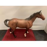 A BESWICK MATT BAY HORSE