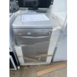 A BOXED AND AS NEW SILVER ARISTON DISHWASHER