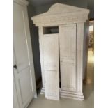 A LARGE GRECIAN STYLE CABINET THIS ITEMS TO BE COLLECTED FROM THE WAREHOUSE AT BOSLEY CROSSROADS