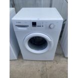 A WHITE BOSCH WASHING MACHINE BELIEVED WORKING BUT NO WARRANTY