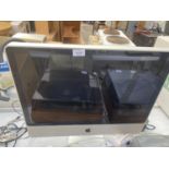 AN APPLE COMPUTER MONITOR BELIEVED IN WORKING ORDER BUT NO WARRANTY