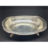 A HALLMARKED SILVER DISH BIRMINGHAM 1961 GROSS WEIGHT APPROXIMATELY 91 GRAMS