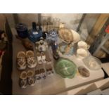 AN ECLECTIC ASSORTMENT OF ORNAMENTAL ITEMS