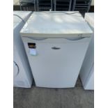 A WHIRLPOOL UNDER COUNTER FREEZER - BELIEVED WORKING BUT NO WARRANTY