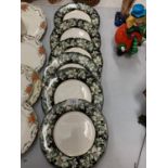 A SET OF SIX ROYAL ALBERT SIDE PLATES IN THE MADONNA LILY DESIGN