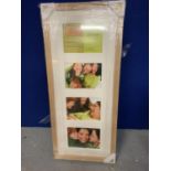 THREE NEW REAL WOOD NIELSEN FRAMES 30CM X 74CM