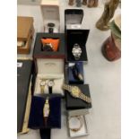 A SELECTION OF GENTS AND LADIES WATCHES