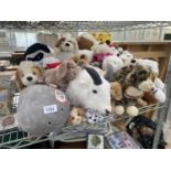 A LARGE QUANTITY OF SOFT TOYS TO INCLUDE WILDREPUBLIC AND FURREAL